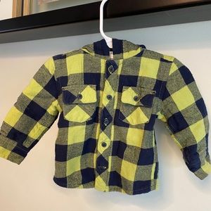 Gymboree baby boy flannel jacket